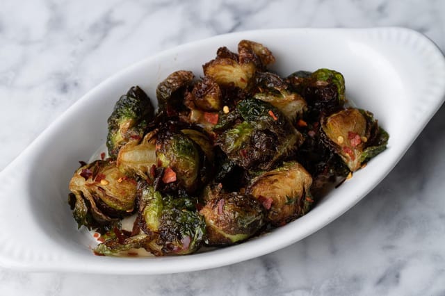 Braised Brussel Sprouts.