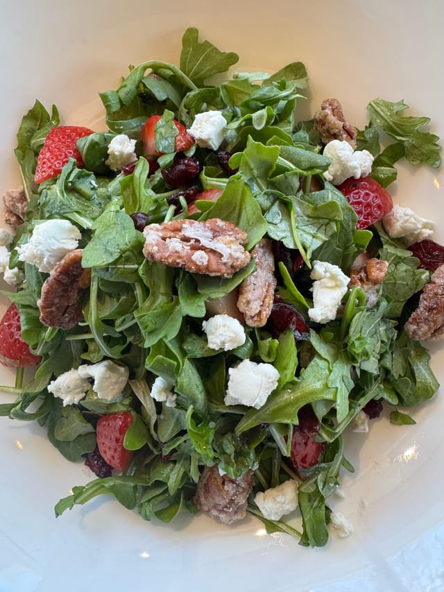 Strawberry Arugula Salad.